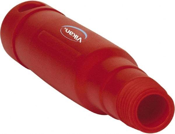 Vikan - 6-1/2 x 1-5/32" Polypropylene Squeegee Handle - European Threaded Connection, Red - Americas Tooling