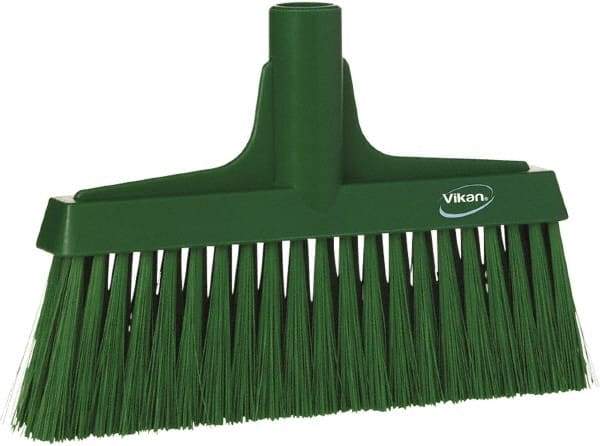 Vikan - 6-3/4" OAL Polyester Bristle Lobby Broom - 3" Bristle Length, 9-1/2" Wide - Americas Tooling