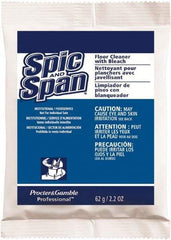 Spic & Span - Packet Cleaner - Use on Ceramic Tile, Laminate Surfaces, Linoleum, Quarry Tile, Cement, Concrete, Vinyl Tile, Terra Cotta, Terrazzo, Vinyl Composite Tile (VCT) - Americas Tooling