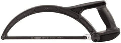 Stanley - 12" Hacksaw - 4" Throat Depth, High Impact Polypropylene Handle, Closed Grip Handle - Americas Tooling