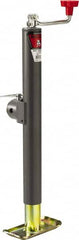 Bulldog - Round Swivel Topwind Jack - 5,000 Lb Load Capacity, 14.7 to 29.7" Service Height - Americas Tooling