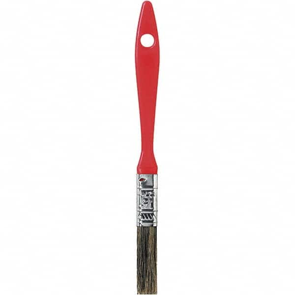 Rubberset - 1/2" Flat Hog Chip Brush - Wood Beavertail Handle - Americas Tooling