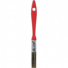 Rubberset - 1/2" Flat Hog Chip Brush - Wood Beavertail Handle - Americas Tooling