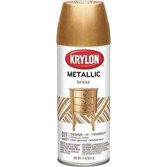 Krylon - Brass (Color), Gloss, Metallic Spray Paint - 12 oz Container - Americas Tooling