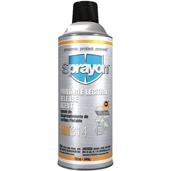 Sprayon - 16 Ounce Aerosol Can, Amber, General Purpose Mold Release - Food Grade, Lecithin Composition - Americas Tooling