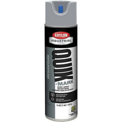 Krylon - 20 fl oz Gray Marking Paint - 50 to 60 Sq Ft Coverage, Solvent-Based Formula - Americas Tooling