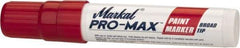 Markal - Red Paint Marker - Broad Tip, Alcohol Base Ink - Americas Tooling