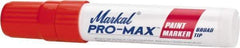 Markal - Orange Paint Marker - Broad Tip, Alcohol Base Ink - Americas Tooling