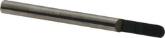 Accupro - 1/8 Inch Diameter, 1-1/2 Inch Overall Length, 3/8 Inch Split Length, Solid Carbide, Full Radius Split End Carbide Blank - Single End - Americas Tooling