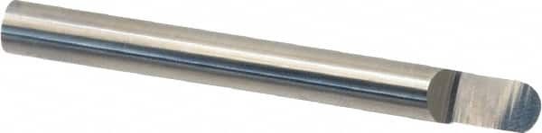 Accupro - 1/4 Inch Diameter, 2-1/2 Inch Overall Length, 3/8 Inch Split Length, Solid Carbide, Full Radius Split End Carbide Blank - Single End - Americas Tooling