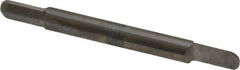 Accupro - 3/16 Inch Diameter, 2 Inch Overall Length, 3/8 Inch Split Length, Solid Carbide, Full Radius Split End Carbide Blank - Double End - Americas Tooling