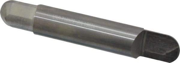 Accupro - 1/2 Inch Diameter, 3 Inch Overall Length, 5/8 Inch Split Length, Solid Carbide, Full Radius Split End Carbide Blank - Double End - Americas Tooling