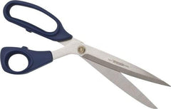 Heritage Cutlery - 5-1/2" LOC, 12" OAL Stainless Steel Heavy Duty Shears - Ambidextrous, Plastic Bent Handle, For General Purpose Use - Americas Tooling