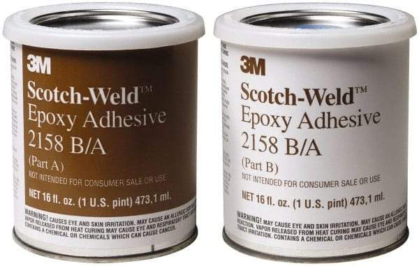 3M - 1 Gal Can Two Part Epoxy - 120 min Working Time, 2,000 psi Shear Strength, Series 2158 - Americas Tooling