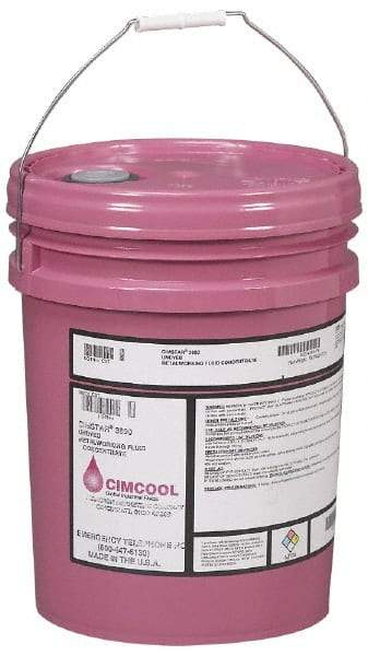 Cimcool - Cimstar 3890, 5 Gal Pail Cutting & Grinding Fluid - Semisynthetic, For Boring, Drilling, Grinding, Milling - Americas Tooling