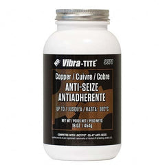 Vibra-Tite - 16 oz Jar, Copper Anti-Seize Lubricant, with Brush Cap - Americas Tooling