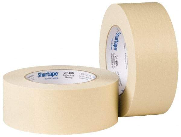 Intertape - 3" x 60 Yds, White Paper Masking Tape - Series PG500, 5 mil Thick, 21 Lb/Inch Tensile Strength - Americas Tooling