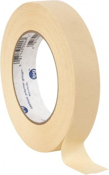 Intertape - 1" Wide x 60 Yd Long Tan Paper Masking Tape - Series PG5, 6.3 mil Thick, 25 In/Lb Tensile Strength - Americas Tooling