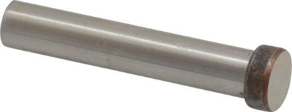 Dayton Lamina - 1/2" Head Diam, 3/8" Shank Diam, Basic Head, A2 Grade Tool Steel, Solid Mold Die Blank & Punch - 3/16" Head Height, 2-1/4" OAL, Blank Punch, Regular (KPB) Series - Americas Tooling