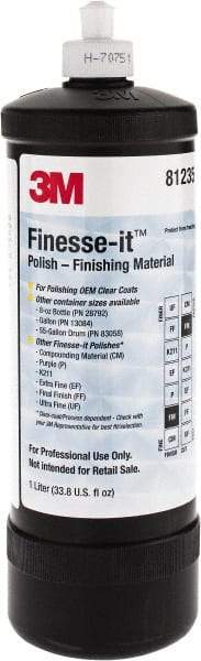 3M - 1 L Polishing Compound - Grade Extra Fine, White - Americas Tooling