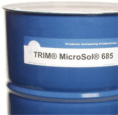 Master Fluid Solutions - Trim MicroSol 685, 54 Gal Drum Cutting & Grinding Fluid - Semisynthetic, For Machining - Americas Tooling