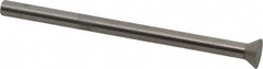 Dayton Lamina - 0.225" Head Diam, 1/8" Shank Diam, Quill Head, High Speed Steel Solid Mold Die Blank & Punch - 60° Head Angle, 0.0875" Head Height, 2" OAL, Blank Punch, KWX Series - Americas Tooling