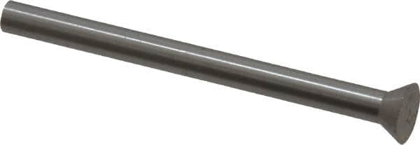 Dayton Lamina - 9/32" Head Diam, 5/32" Shank Diam, Quill Head, High Speed Steel Solid Mold Die Blank & Punch - 60° Head Angle, 7/64" Head Height, 2" OAL, Blank Punch, KWX Series - Americas Tooling