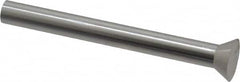 Dayton Lamina - 0.45" Head Diam, 1/4" Shank Diam, Quill Head, High Speed Steel Solid Mold Die Blank & Punch - 60° Head Angle, 0.175" Head Height, 2-1/2" OAL, Blank Punch, KWX Series - Americas Tooling