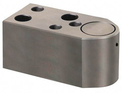 Dayton Lamina - 1/2" Shank Diam, 2-1/4" Base Length x 1-1/4" Base Width x 1-1/4" Base Height, 3/8-16 Thread, Alloy Steel Mold Punch Retainer - 5/16" Dowel Diam, 31/32" Length Between Dowel & Screw, 1-1/2" Thread Length, Ball Lock, Light Duty (LRE) Series - Americas Tooling