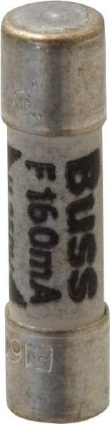 Cooper Bussmann - 250 VAC, 32 VDC, 0.16 Amp, Fast-Acting Miniature Ceramic Fuse - 20mm OAL, 5mm Diam - Americas Tooling