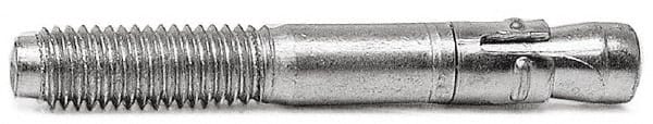 Wej-It - 3/4" Diam, 3/4" Drill, 6-1/4" OAL, 2-1/4" Min Embedment Wedge Expansion Concrete Anchor - Americas Tooling