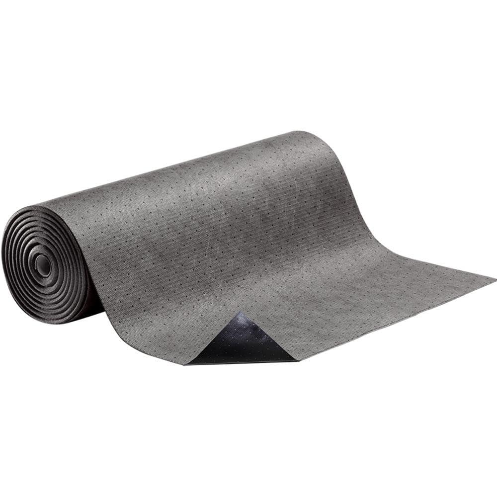 Pads, Rolls & Mats; Product Type: Roll; Application: Universal; Overall Length (Feet): 100.00; Total Package Absorption Capacity: 10.2 gal; Material: Polyester; Polypropylene; Fluids Absorbed: Water; Solvents; Universal; Oil; Coolants; Absorbency Weight: