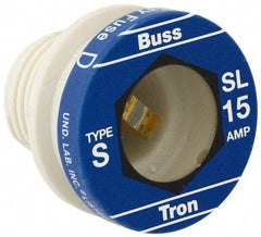 Cooper Bussmann - 125 VAC, 25 Amp, Time Delay Plug Fuse - 10 (RMS Symmetrical) kA Rating - Americas Tooling