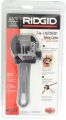 Ridgid - 1/4" to 1-1/8" Pipe Capacity, Close Quarters Autofeed - Americas Tooling