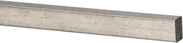 Precision Brand - 12" Long x 3/32" High x 3/32" Wide, Zinc-Plated Key Stock - Low Carbon Steel - Americas Tooling