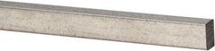 Precision Brand - 12" Long x 3/32" High x 3/32" Wide, Zinc-Plated Key Stock - Low Carbon Steel - Americas Tooling