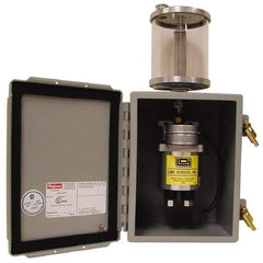 LDI Industries - 75 Cu. Inch Reservoir Capacity, 0.16 cc Output per Cycle, 4 Outlet Box-Mounted Central Lubrication System Air-Operated Pump - Grease, 1/8-27 Outlet Thread, NPTF - Americas Tooling