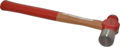 Proto - 2 Lb Head Ball Pein Hammer - Wood Handle with Red Laquer Grip, 15-7/8" OAL - Americas Tooling