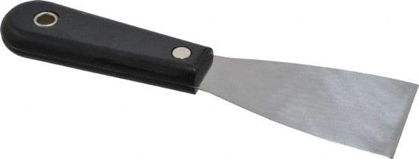 Stanley - 2" Wide Steel Putty Knife - Flexible, Nylon Handle, 7-1/2" OAL - Americas Tooling