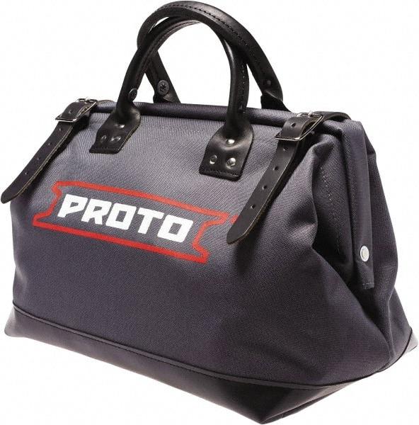 Proto - 1 Pocket White Canvas Tool Bag - 14" Wide x 14" Deep x 14" High - Americas Tooling