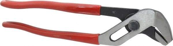 Proto - 7-1/16" OAL, 1-1/8" Max Capacity, 5 Position Gooseneck Tongue & Groove Pliers - Standard Straight Jaws, Standard Head, Plastisol Handles - Americas Tooling