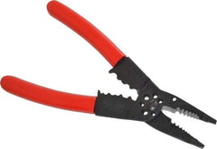 Proto - 22 to 10 AWG Capacity Wire Stripper/Crimper - 8-1/4" OAL, Plastisol Handle - Americas Tooling