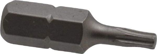 Irwin - 1/4" Drive T10 Torx Screwdriver Bit - 1" OAL, Insert Bit - Americas Tooling