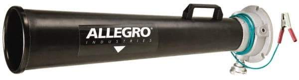 Allegro - 46 Inch Long, Plastic Venturi Style Pneumatic Blowers - 1 Inch NPT, 14.35 Inch Base Diameter, 15.37 Inch Face Diameter - Americas Tooling