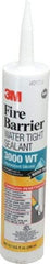 3M - 10.1 oz Cartridge Gray RTV Silicone Joint Sealant - 14 to 230°F Operating Temp, Series 3000WT - Americas Tooling