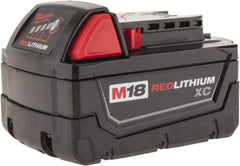 Milwaukee Tool - 18 Volt Lithium-Ion Power Tool Battery - 3 Ahr Capacity, 1 hr Charge Time, Series M18 XC RED - Americas Tooling