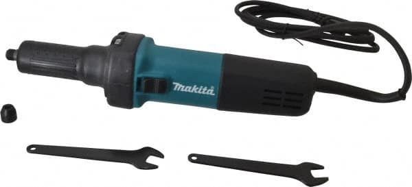 Makita - 1/4 Inch Collet, 25,000 RPM, Straight, Electric Die Grinder - 120 Volt, 3.5 Amp - Americas Tooling