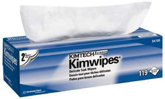 Kimtech - Dry Clean Room/Lab/Critical Task Wipes - Pop-Up, 11-3/4" x 11-3/4" Sheet Size, White - Americas Tooling