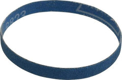 Norton - 1/2" Wide x 12" OAL, 60 Grit, Zirconia Alumina Abrasive Belt - Zirconia Alumina, Medium, Coated, X Weighted Cloth Backing, Series R823 - Americas Tooling