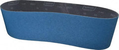 Norton - 6" Wide x 48" OAL, 50 Grit, Zirconia Alumina Abrasive Belt - Zirconia Alumina, Coarse, Coated, Y Weighted Cloth Backing, Dry, Series R821 - Americas Tooling